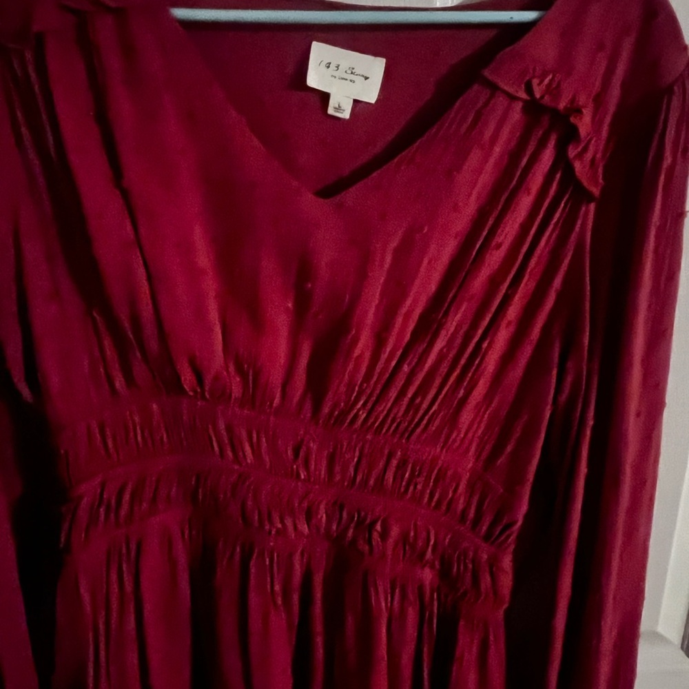 1.4.3. Story by Line Up Red Long Sleeve Dress